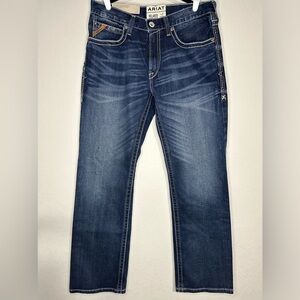 Ariat Jeans Men’s 32x32 M4 Relaxed Bootcut Medium Wash Brand New